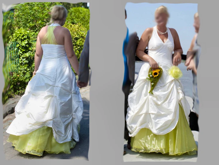 Brudekjole bryllupkjole str42/44