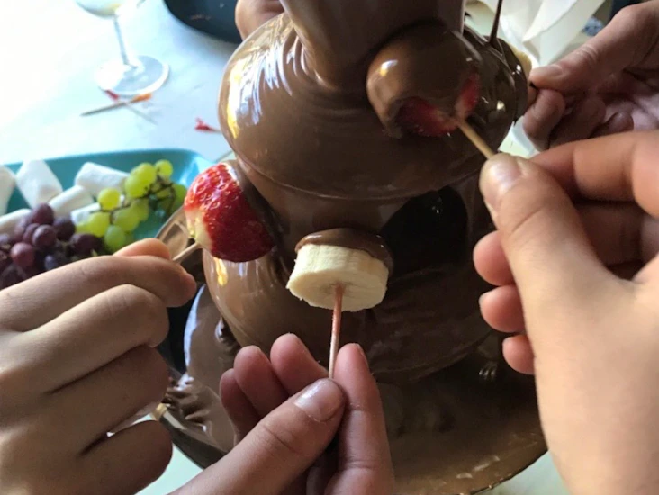 Smidig chokladfontän