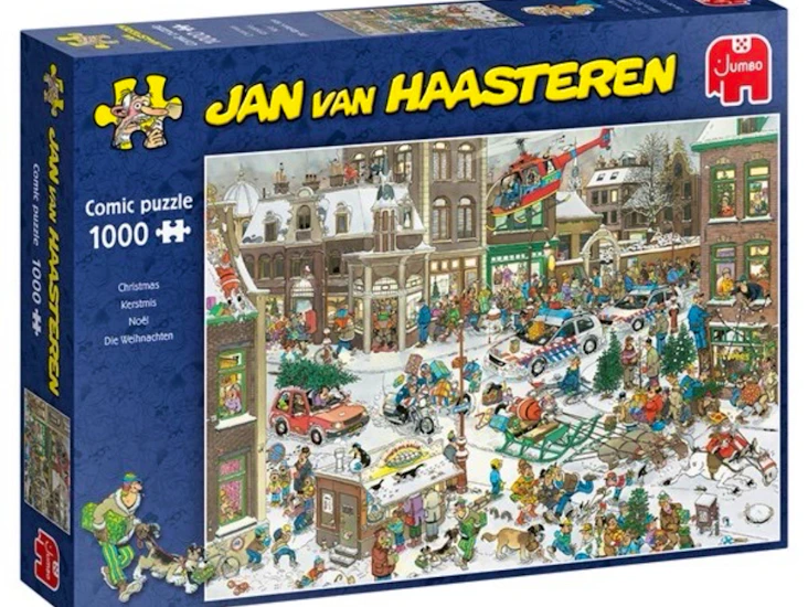 Jan van haasteren, christmas, 1000 brikker