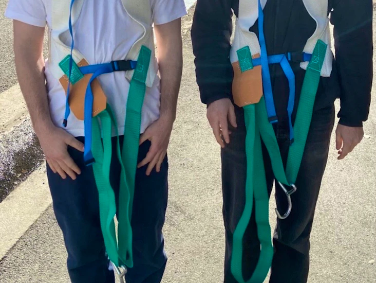 Doble bæreseler/løftestropper (2.stk)