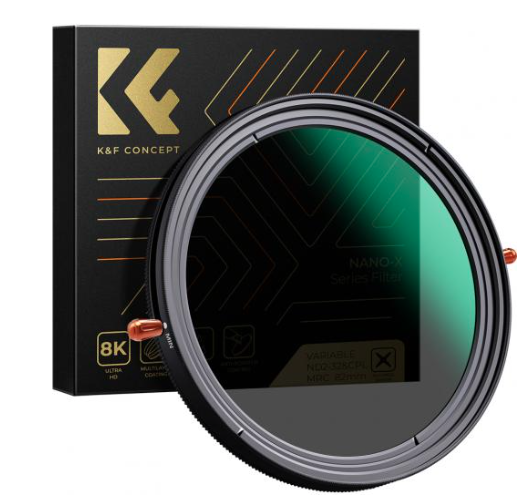 K and f 82mm variabale nd filter 2-32 + cpl