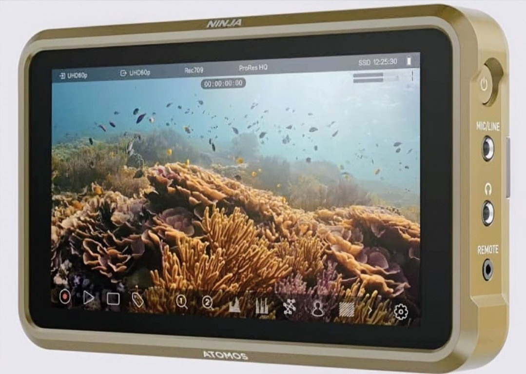 Atomos ninja + ssd drive + batteries 