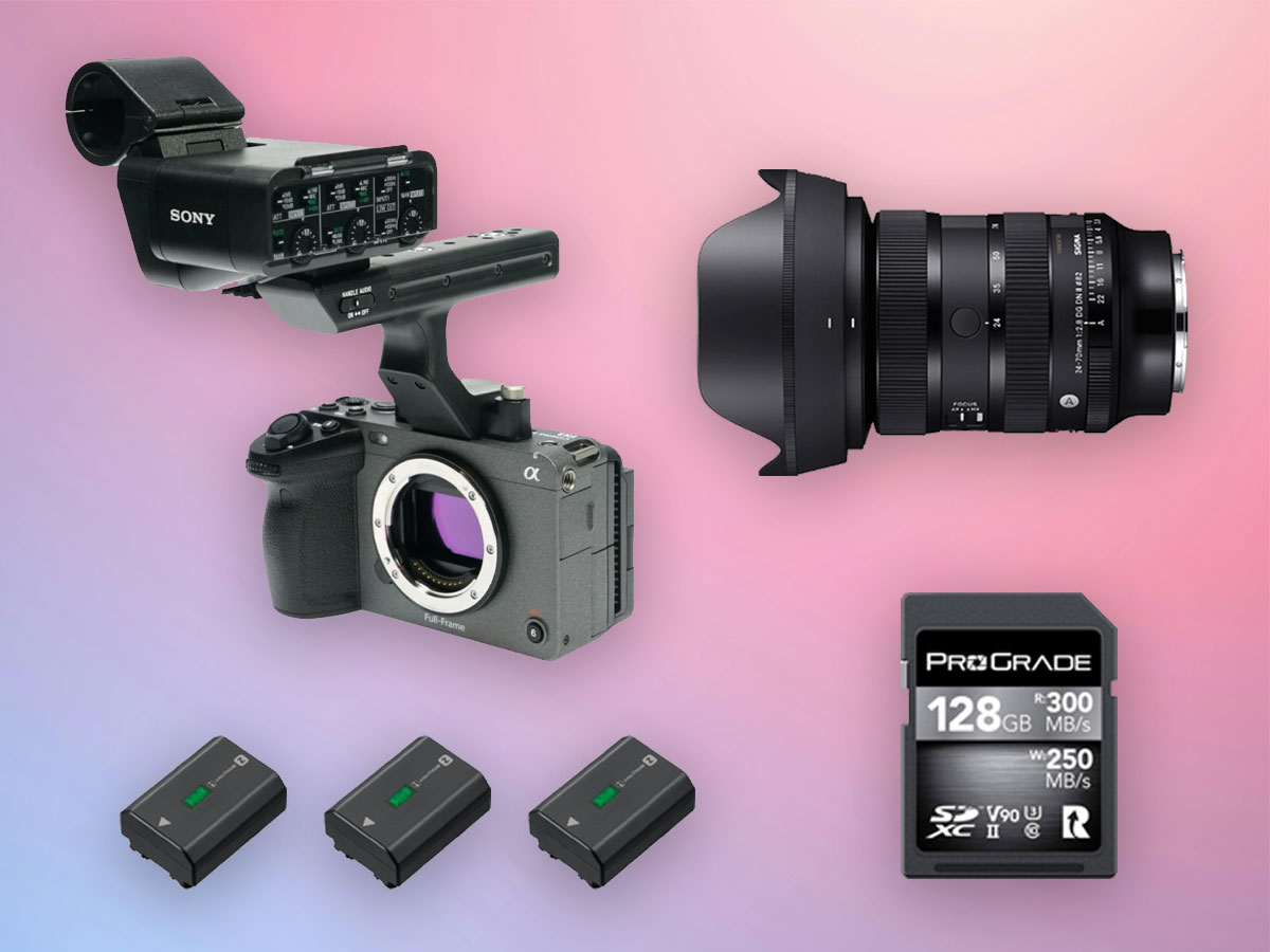 Sony fx3  + sigma 24-70mm f2.8 dg dn ii art lens