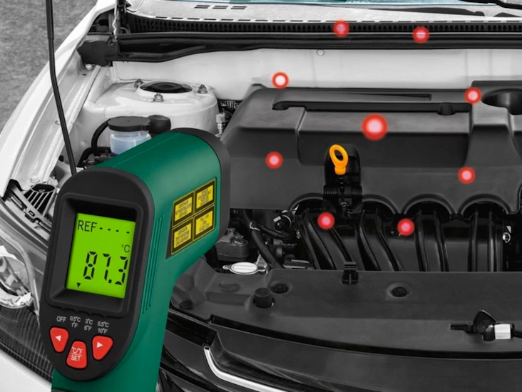 Laser infraröd termometer, temperaturmätaren, -50 till 380 c