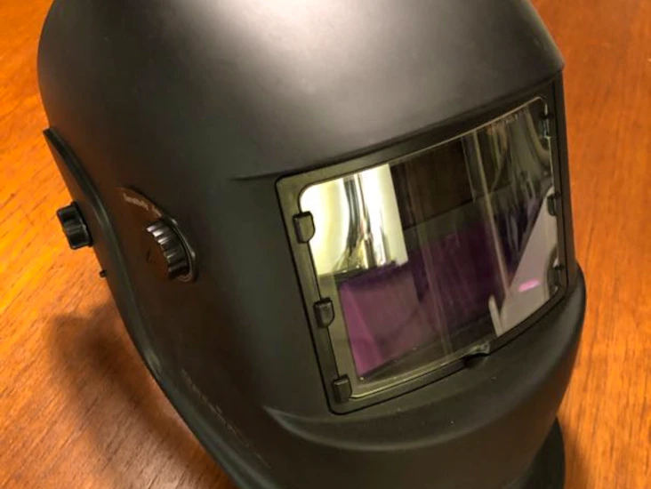 Avbländad svetshjälm