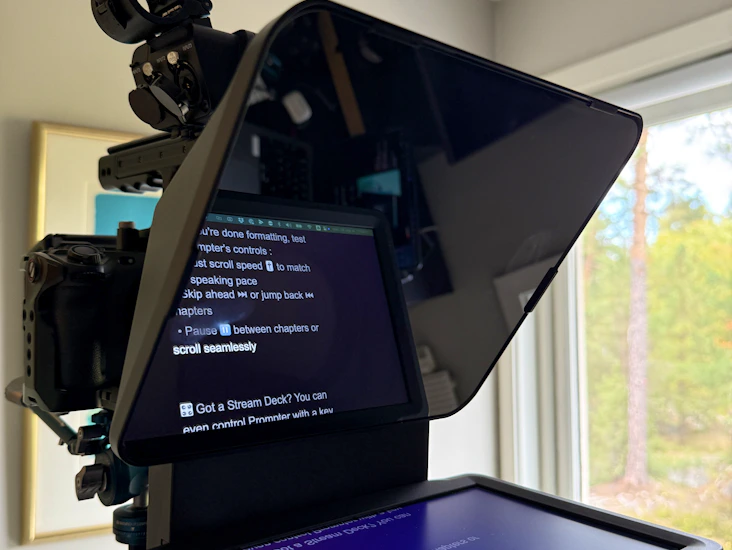 Elgato teleprompter