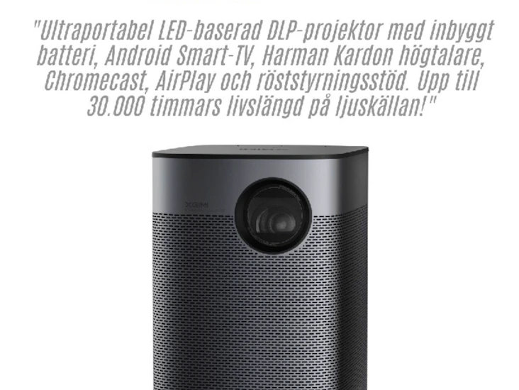 Xgimi halo+ ultraportabel projektor