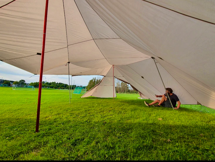 60m² glamping tent