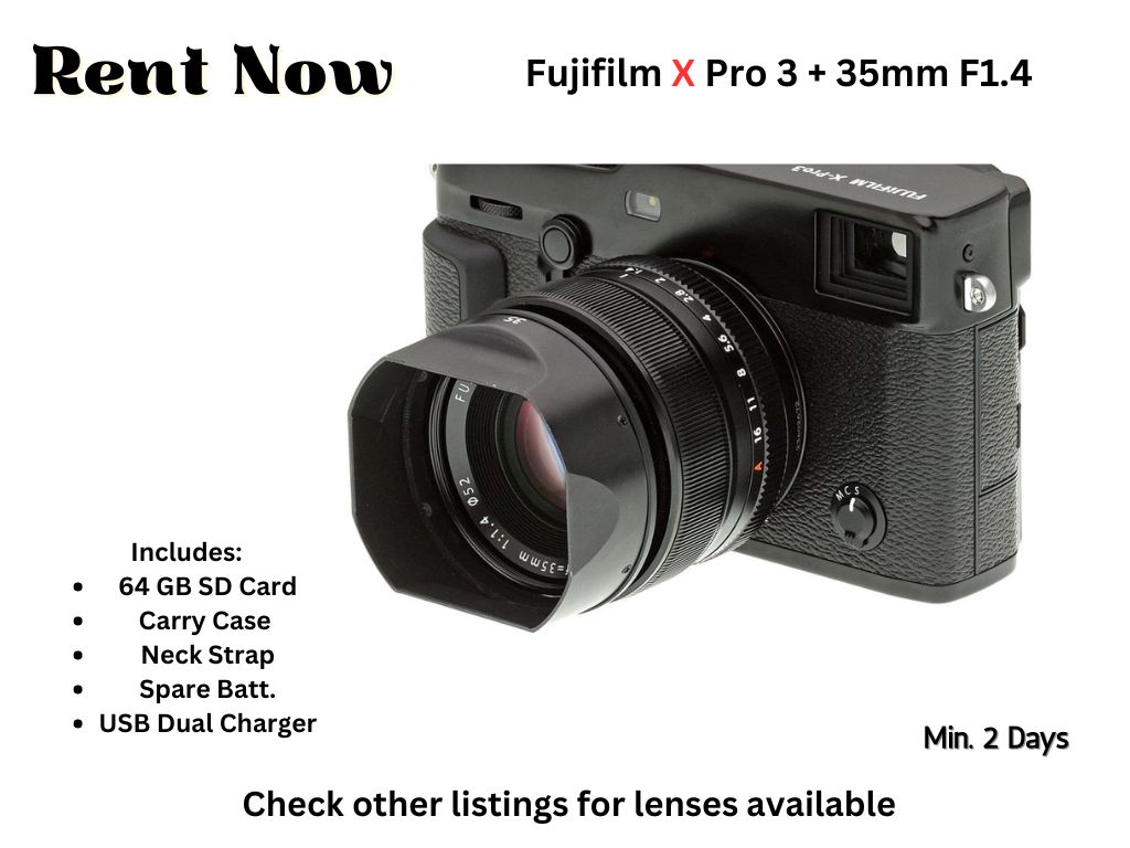 Fujifilm x pro 3 with xf 35mm f 1.4  street photography combo