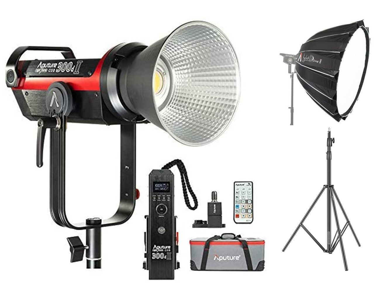 Aputure 300d mark ii kit w large dome