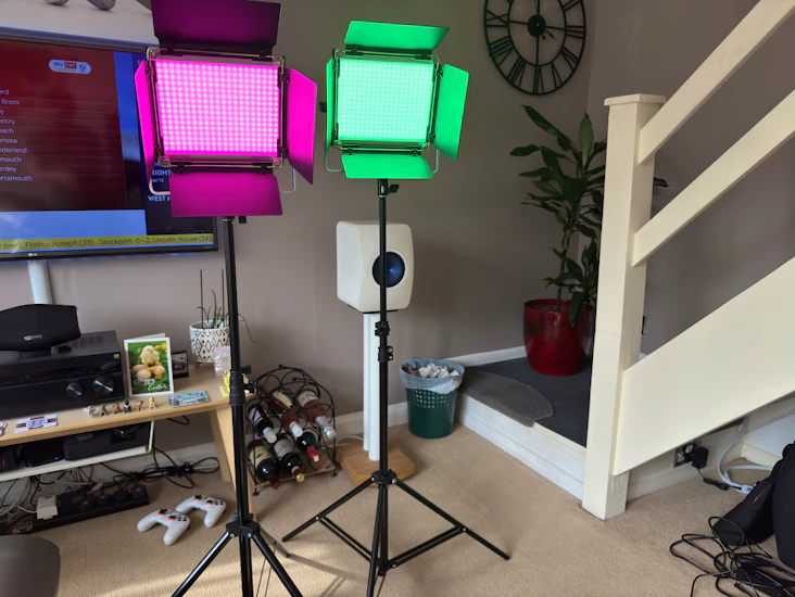 Neewer 2 pack 660 rgb led light with app control