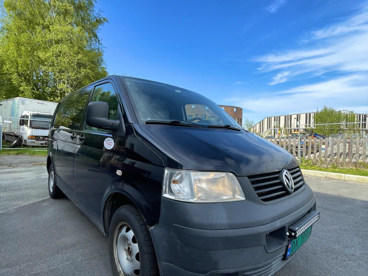 Praktisk vw transporter varebil