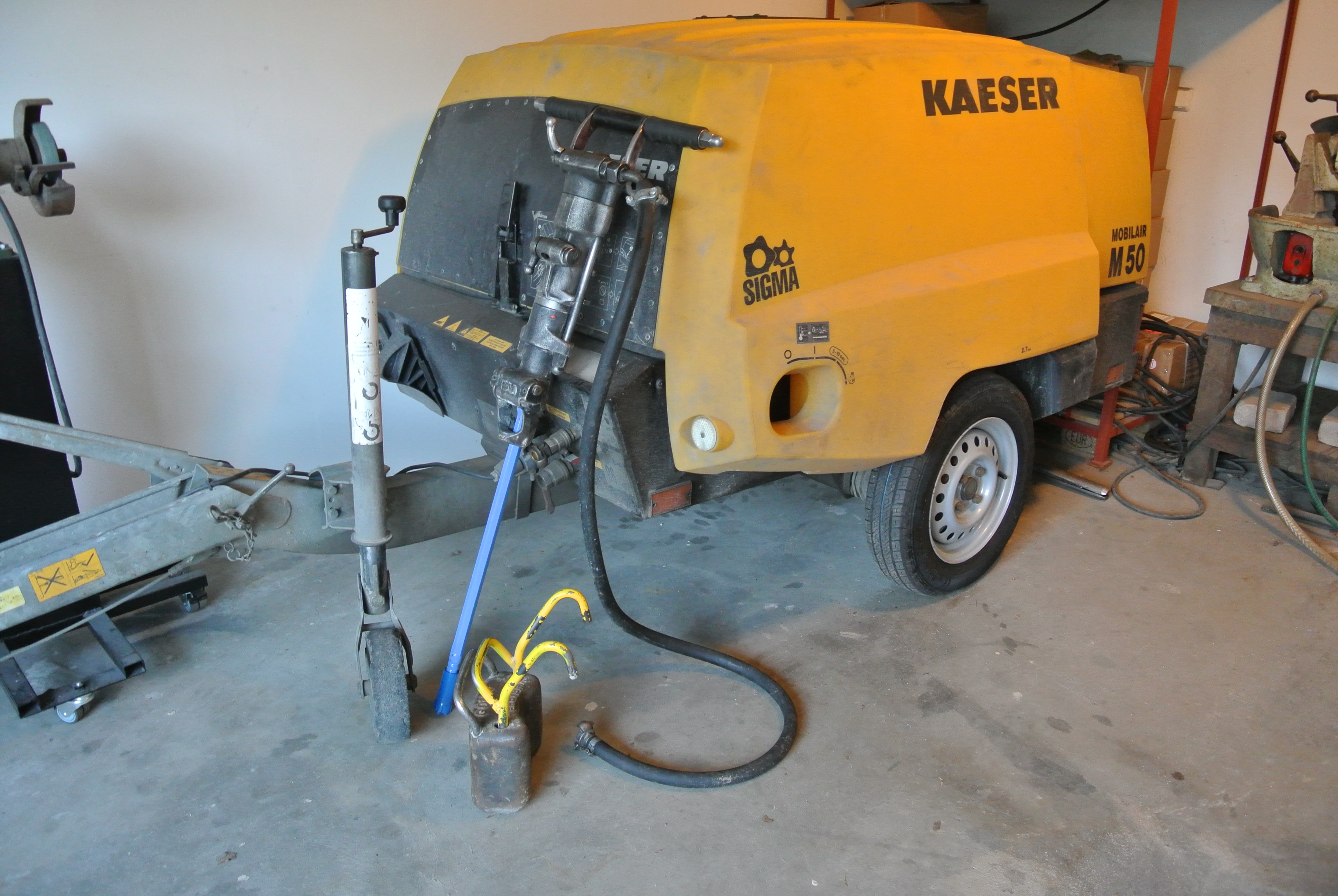 Atlas copco rh658 tryckluftsdriven bergborrmaskin
