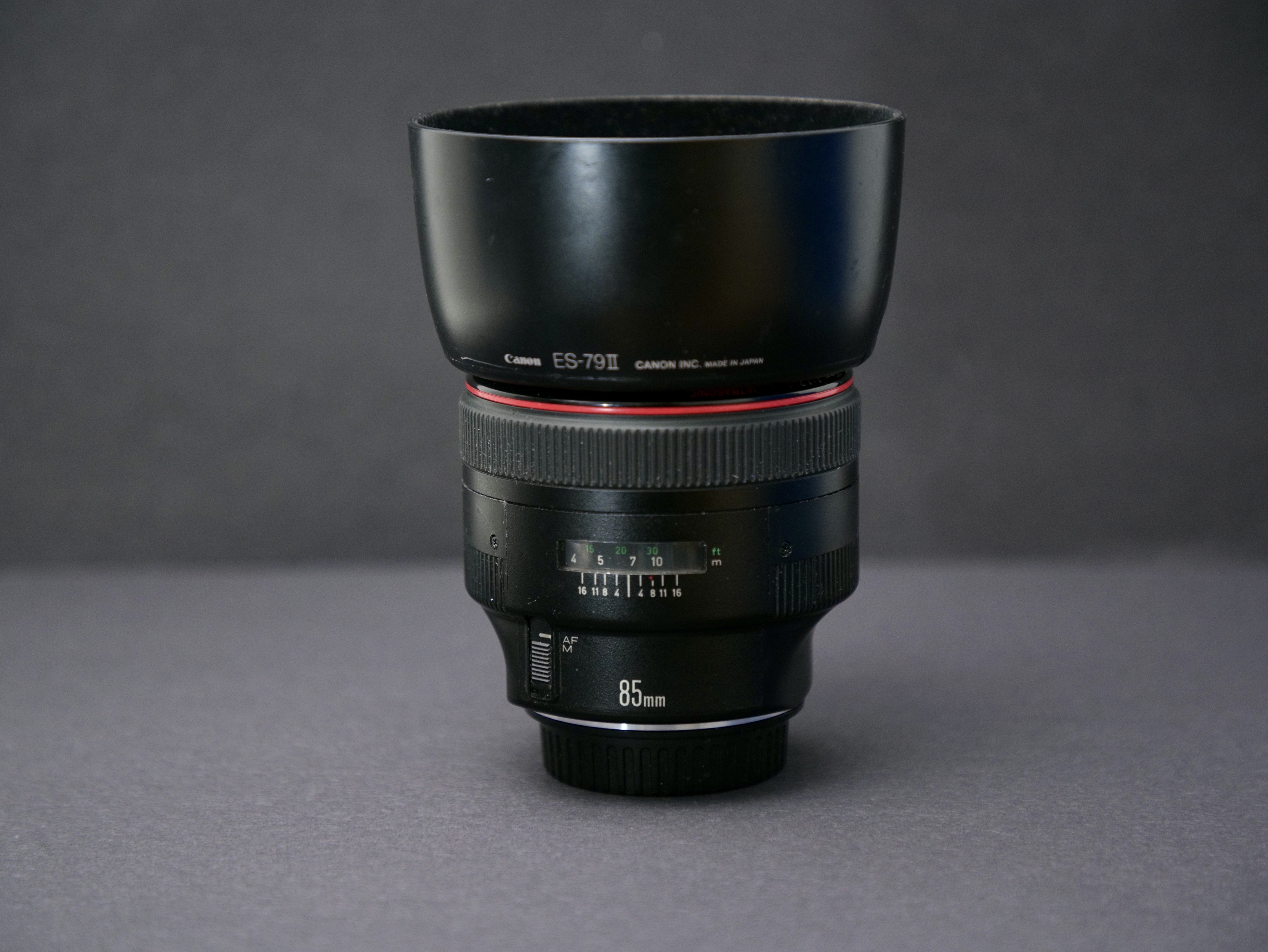 Canon ef 85mm f/1.2l usm portrait lens with sony e, canon r or leica l adapter 