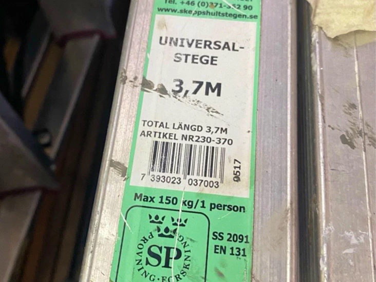 Kombistege med plattform