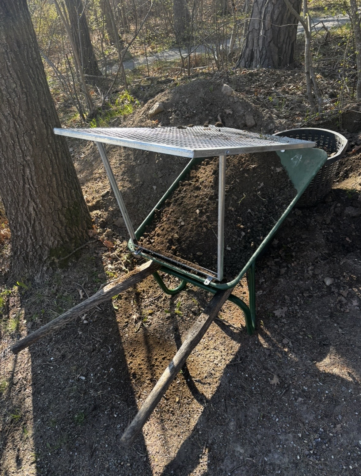 Såll till skottkärra