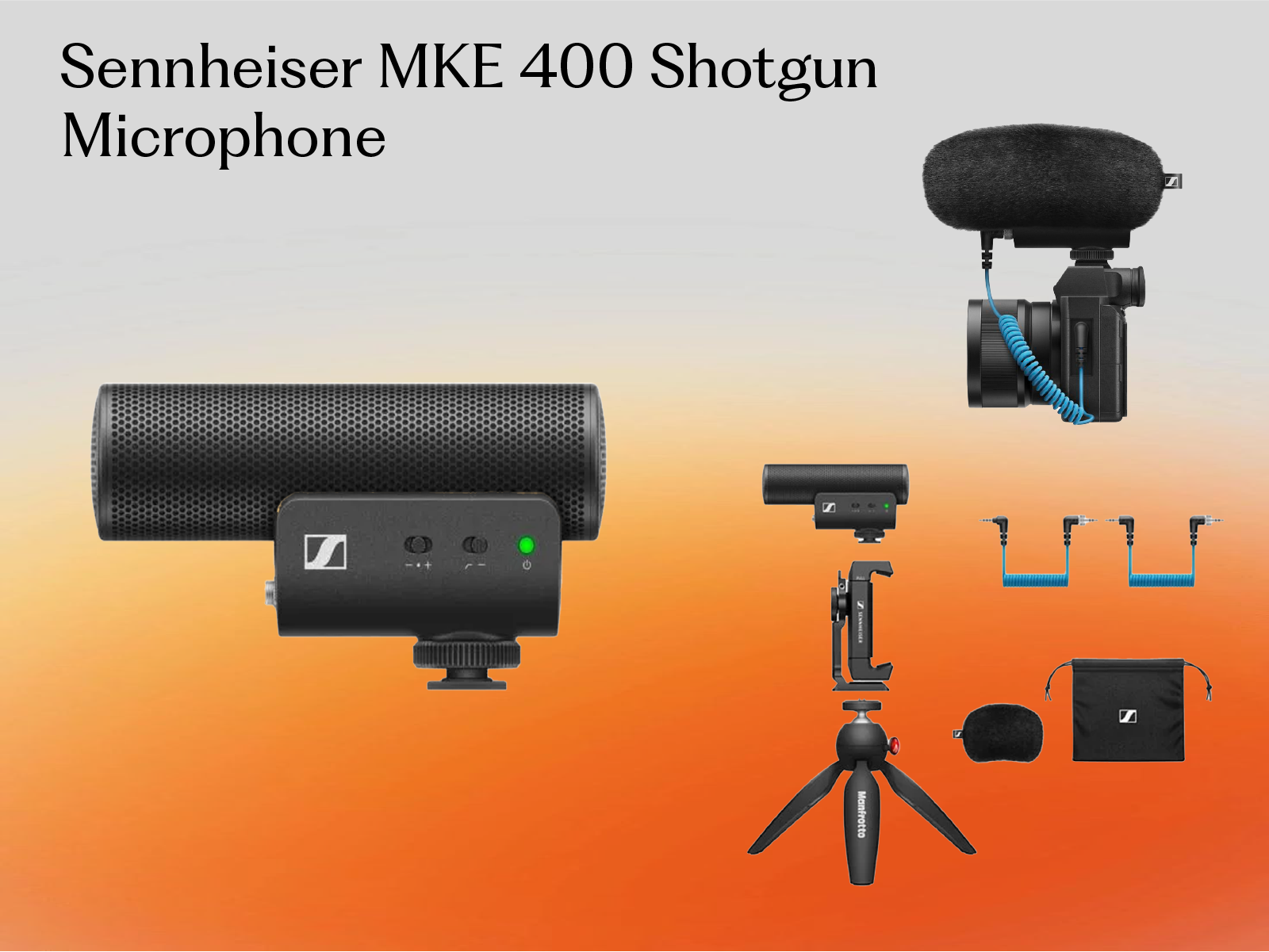 Sennheiser mke 400 shotgun microphone