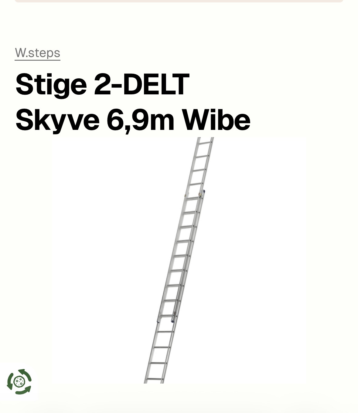 Stige todelt 6,9m