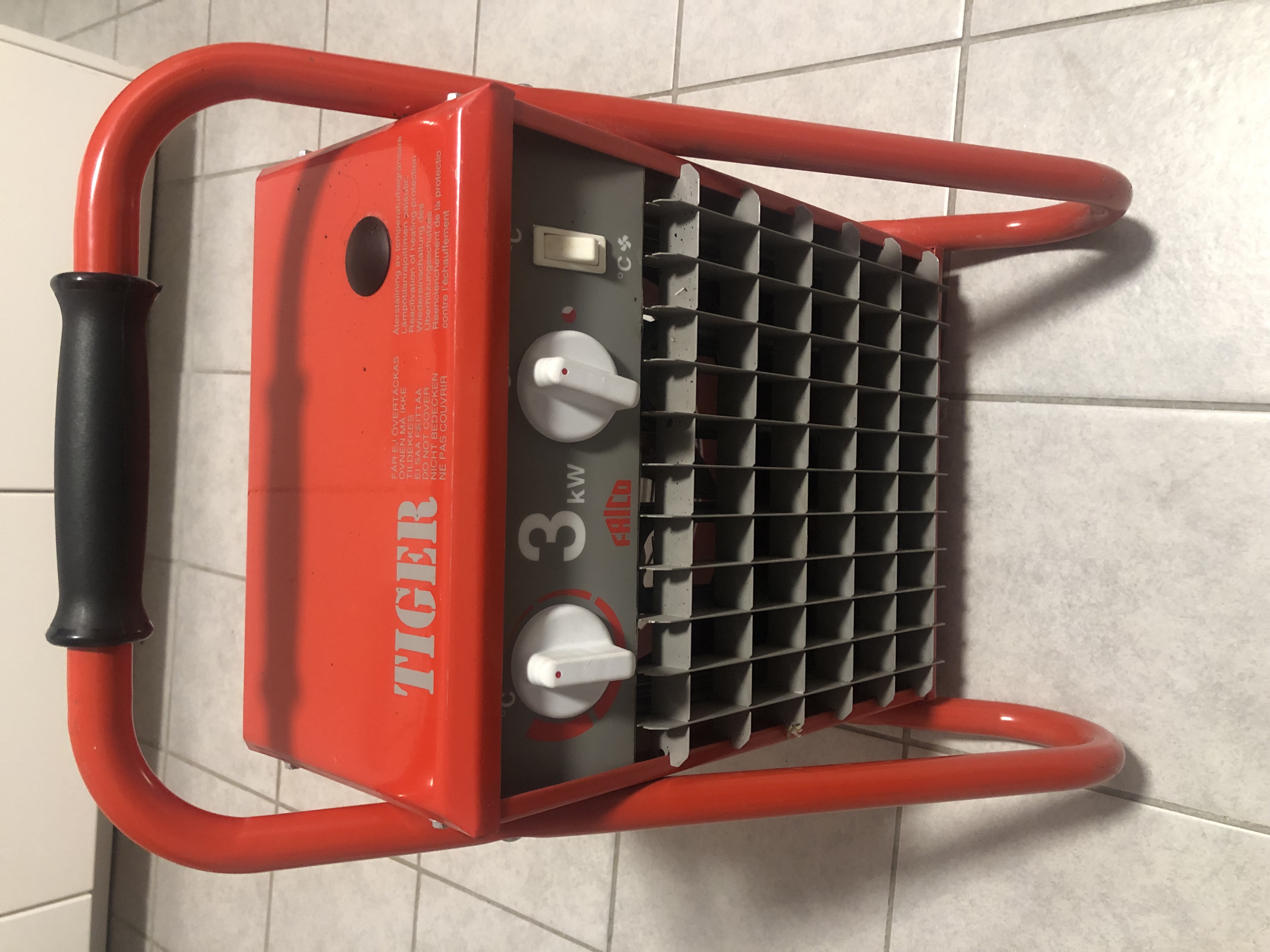 Frico värmefläkt 3kw 3fas/400v