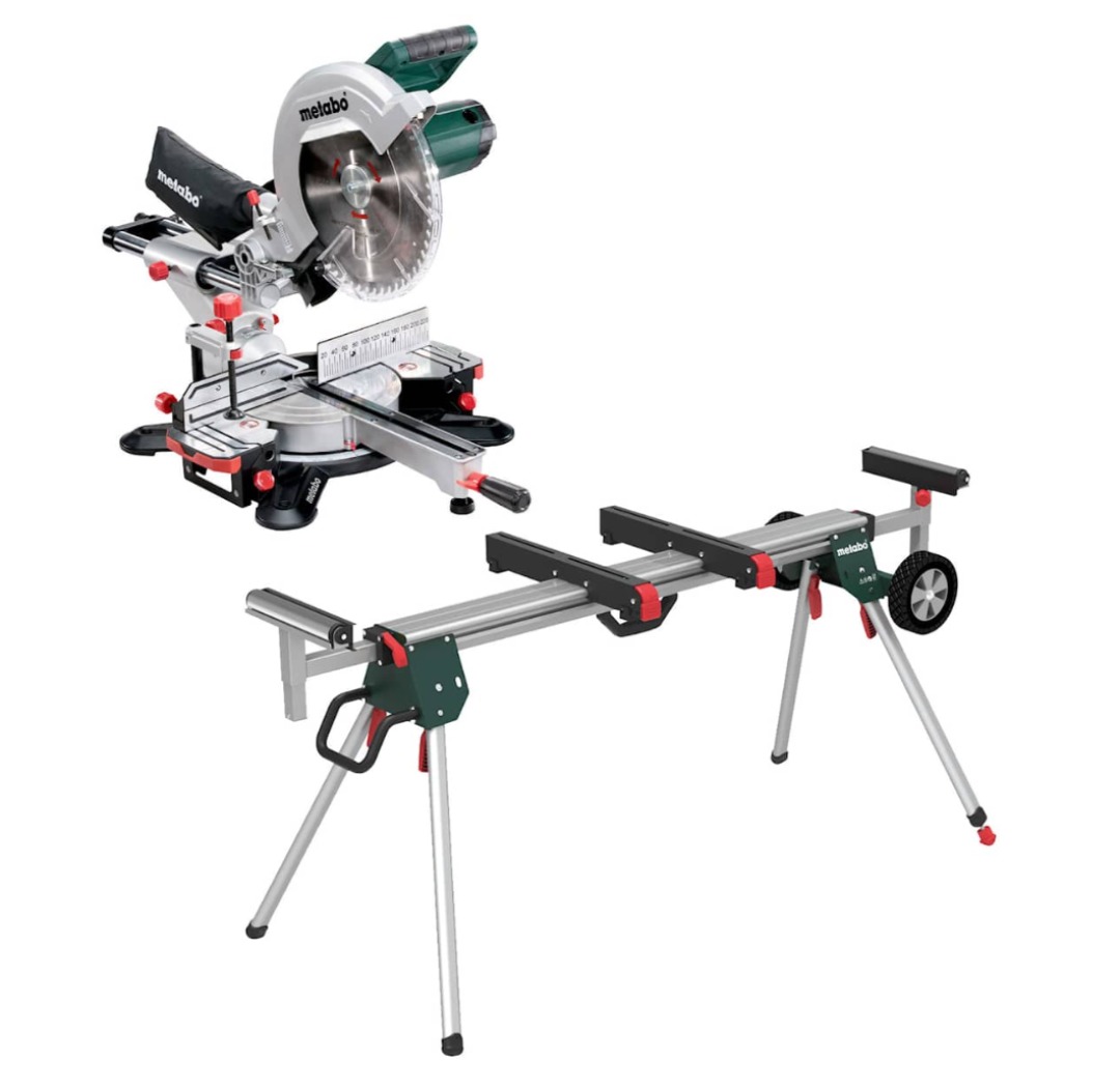 Metabo kap- och gersåg med stativ