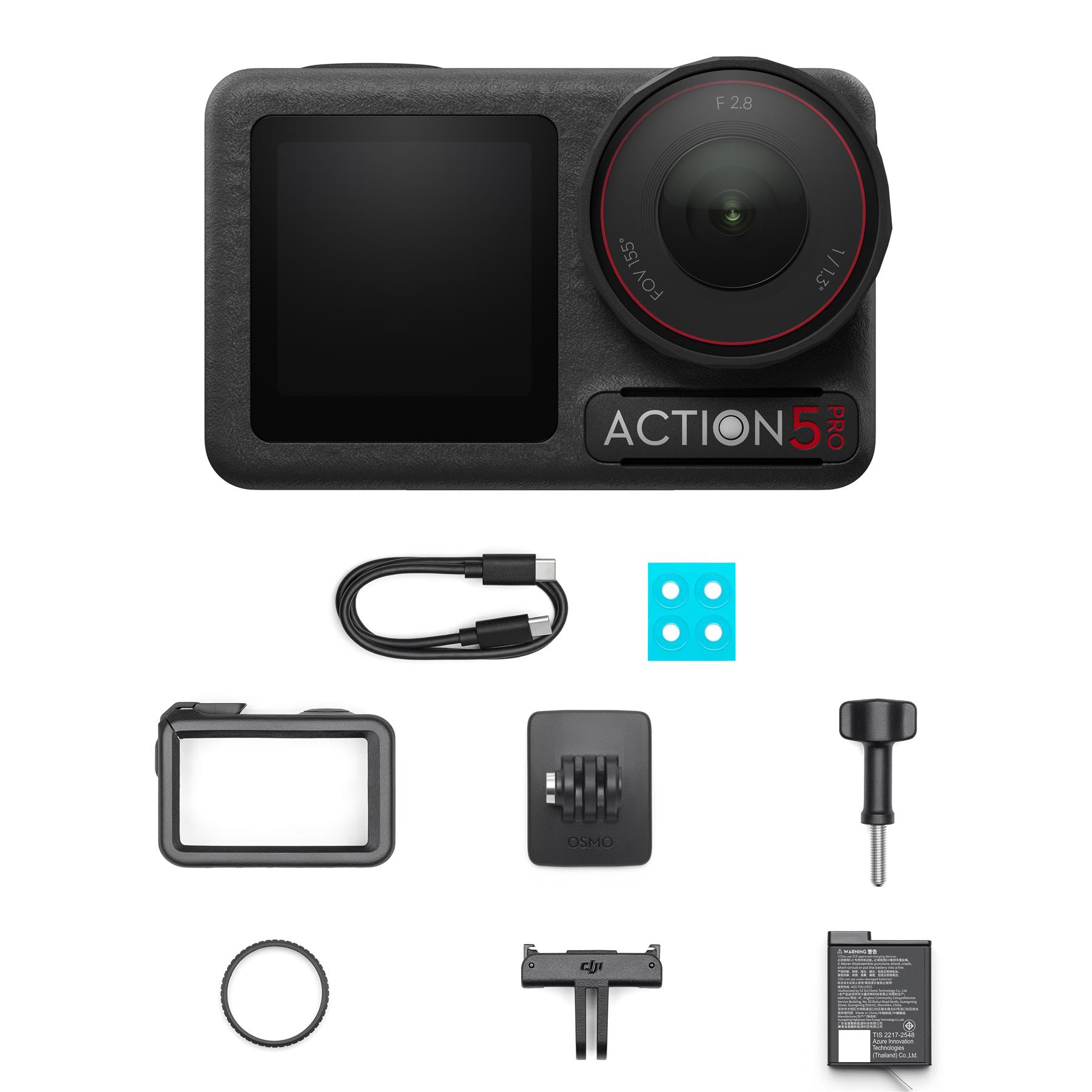 Dji osmo action 5 pro – full kit, like new condition