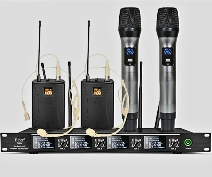 Trådløst mikrofon system 1 stk.