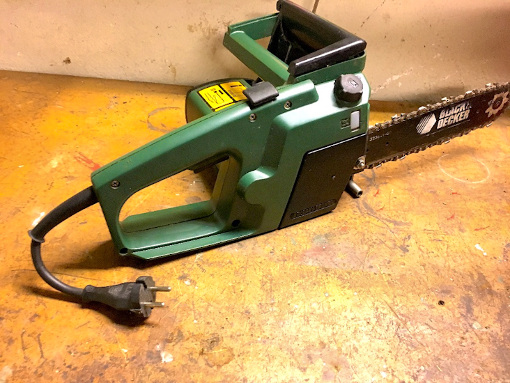 Elektrisk motorsåg, black & decker