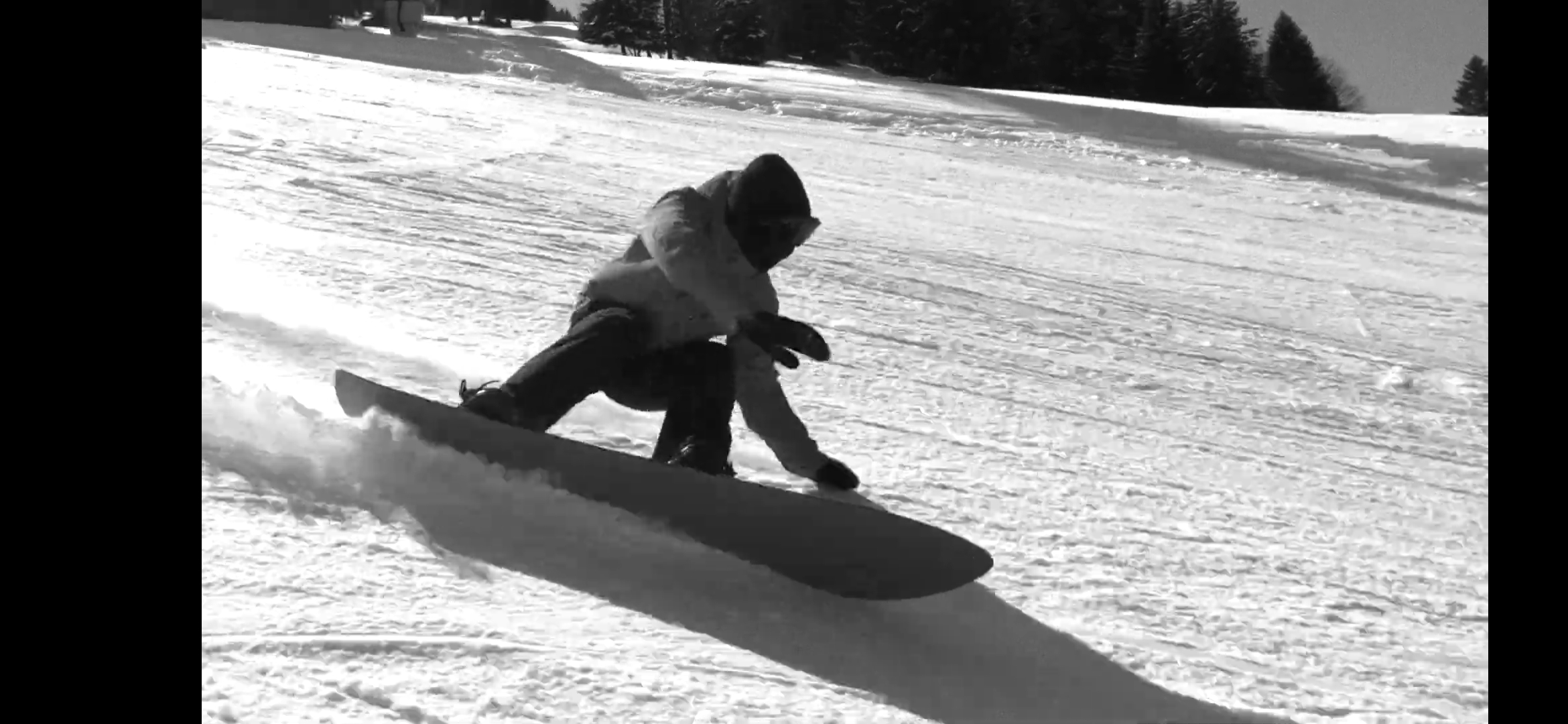 Korua cafe racer 164 puder/carv snowboard