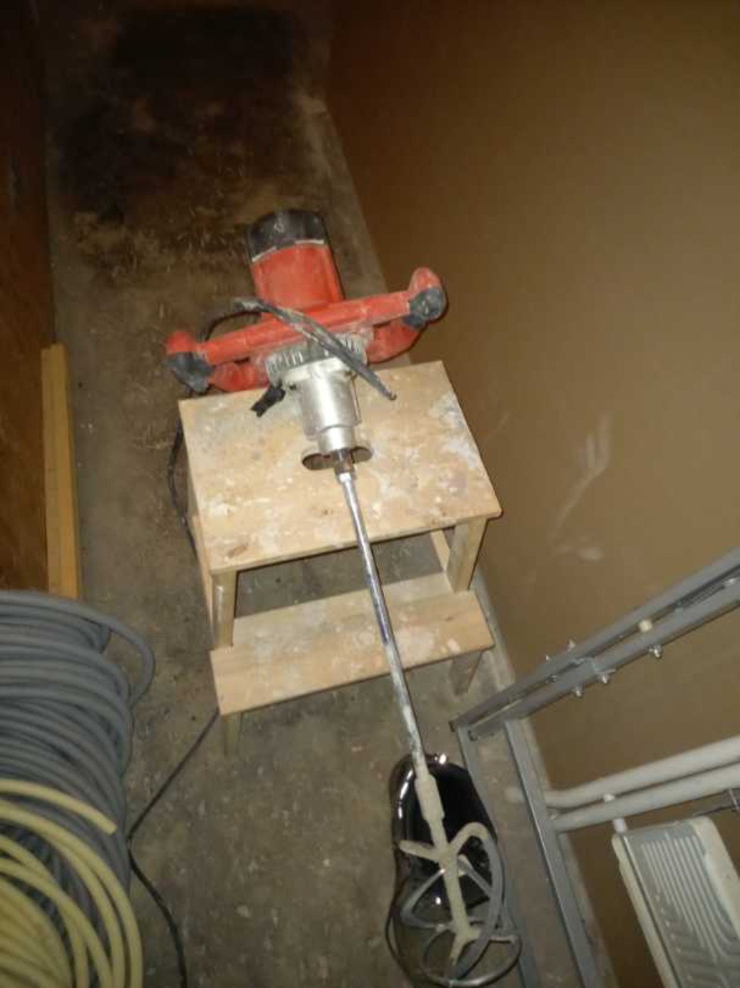 Kraftig blandemaskin