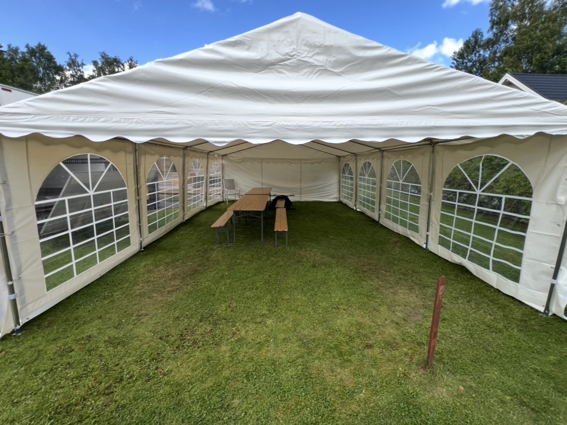 Partytält 5x8m