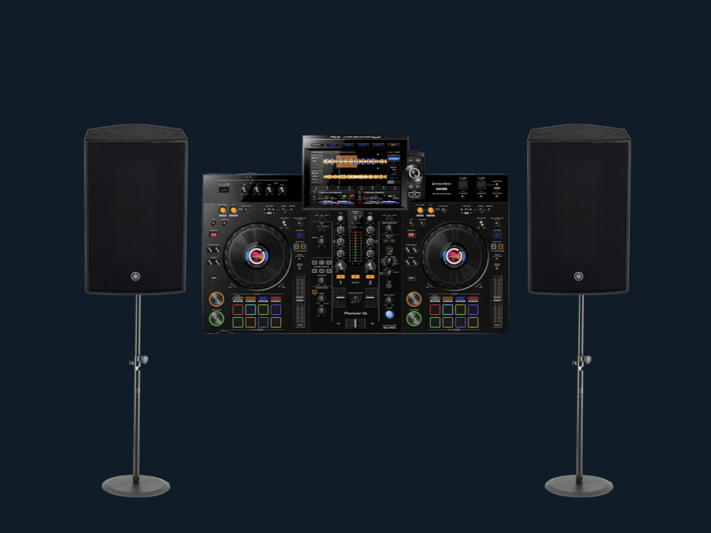 Pioneer xdj-rx3 + yamaha dzr10 pa system – full pro dj setup