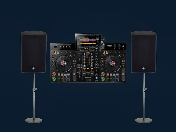Pioneer xdj-rx3 + yamaha dzr10 pa system – full pro dj setup