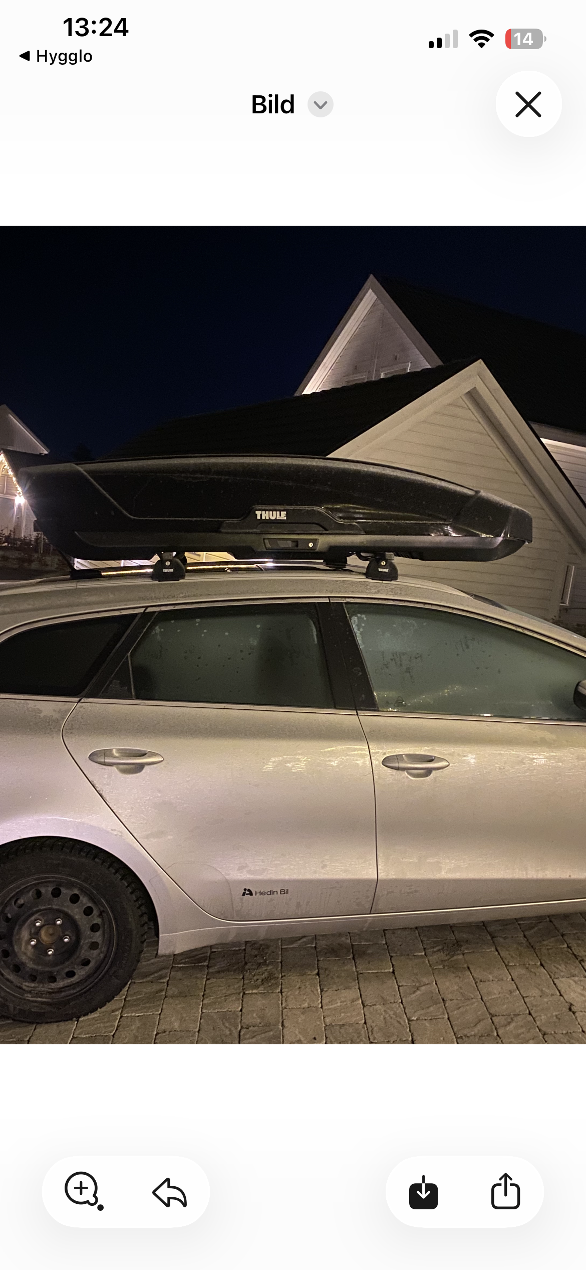 Takbox med takräcken 