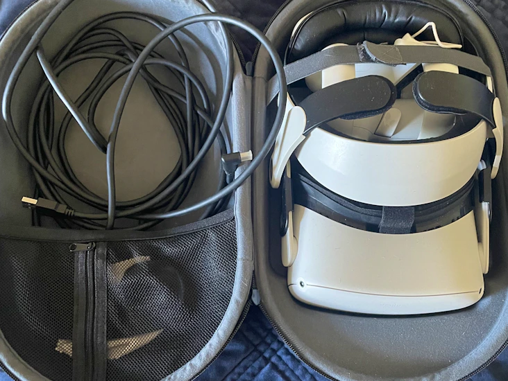 Meta quest 2 - bobo vr headstrap och case - 5m kabel