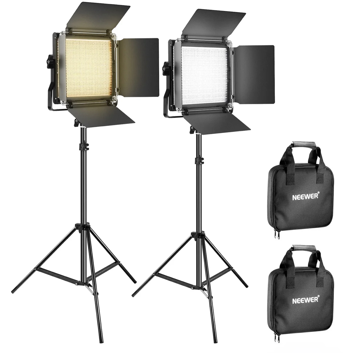2 led panels neewer 