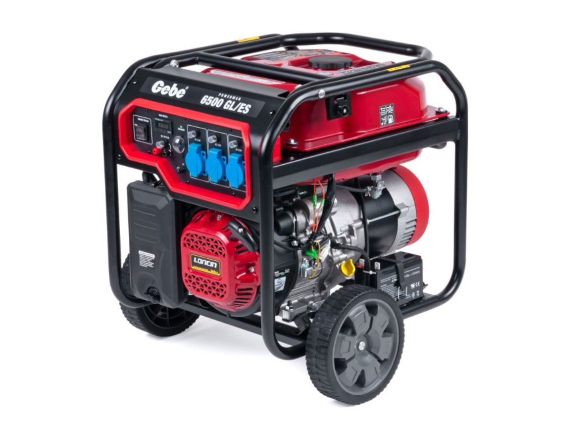 Strømaggregat bensin gebe pm 6500 gl/es 
