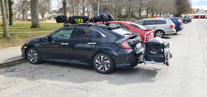 Lasthållare för dragkrok