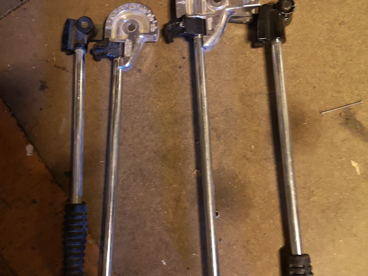 Bocknyclar för kopparrör 12 och 15 mm