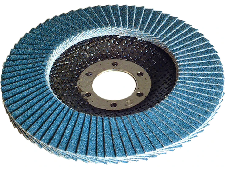 3 skivor: 1st kap-1st slip och 1st flapdisk till vinkelslip