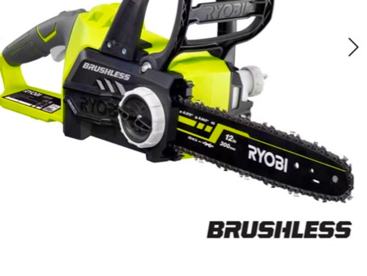 Ryobi batteridrevet motorsag