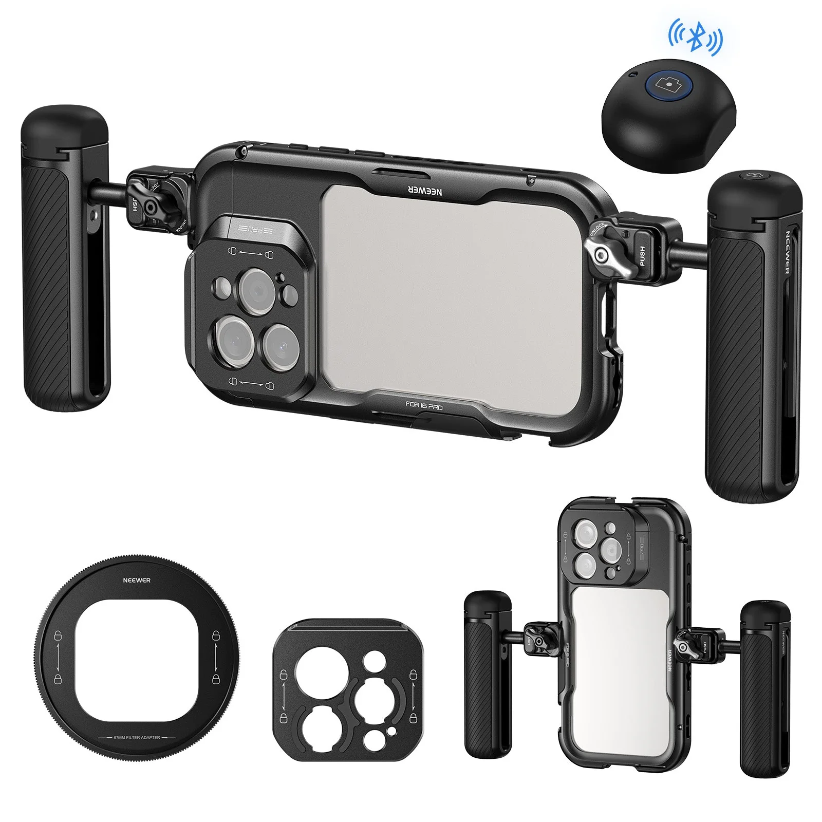 Neewer phone cage kit for iphone 16 pro/pro max