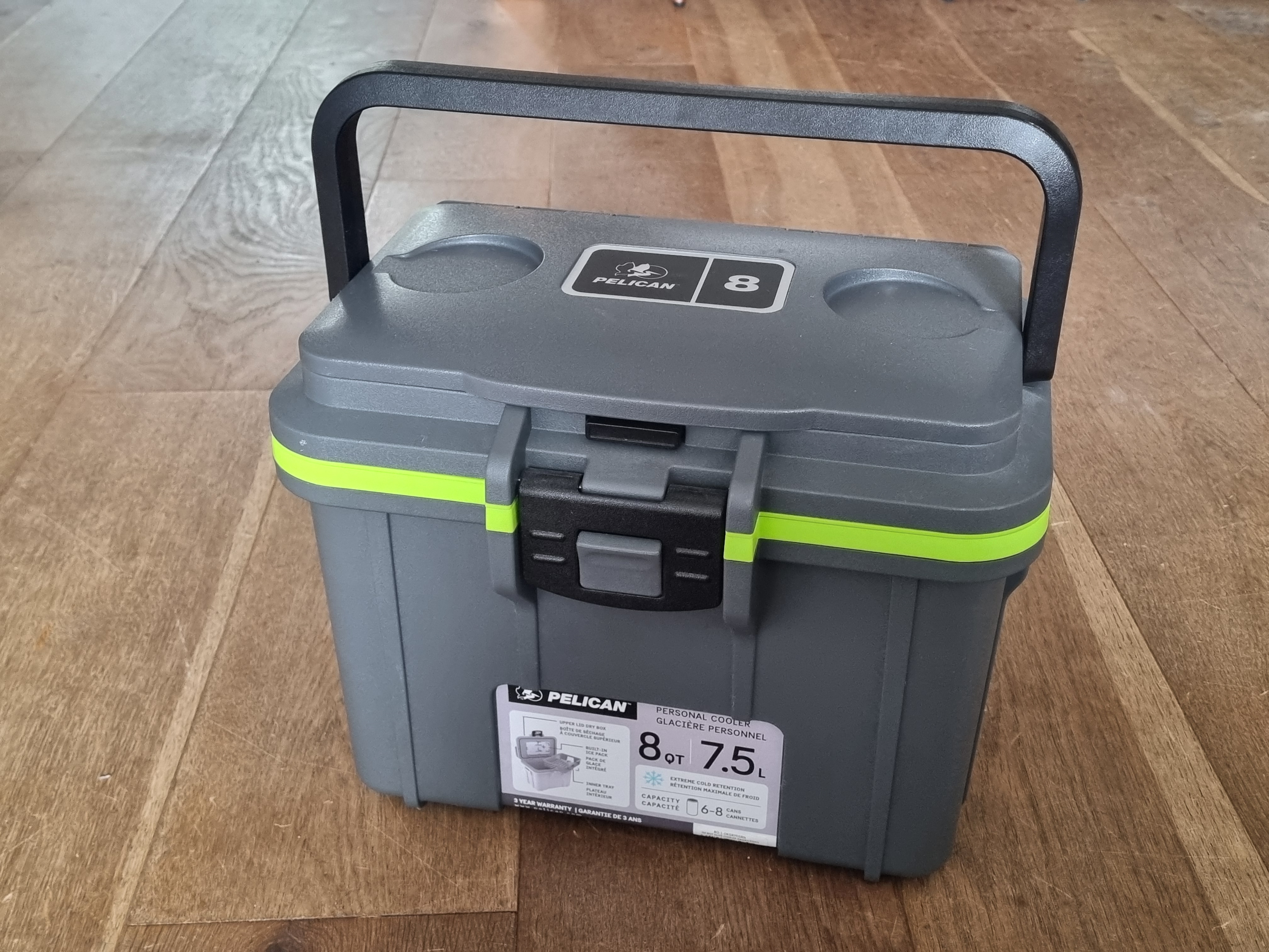 Pelican 7.5l cooler cooling ice box - better than yeti!