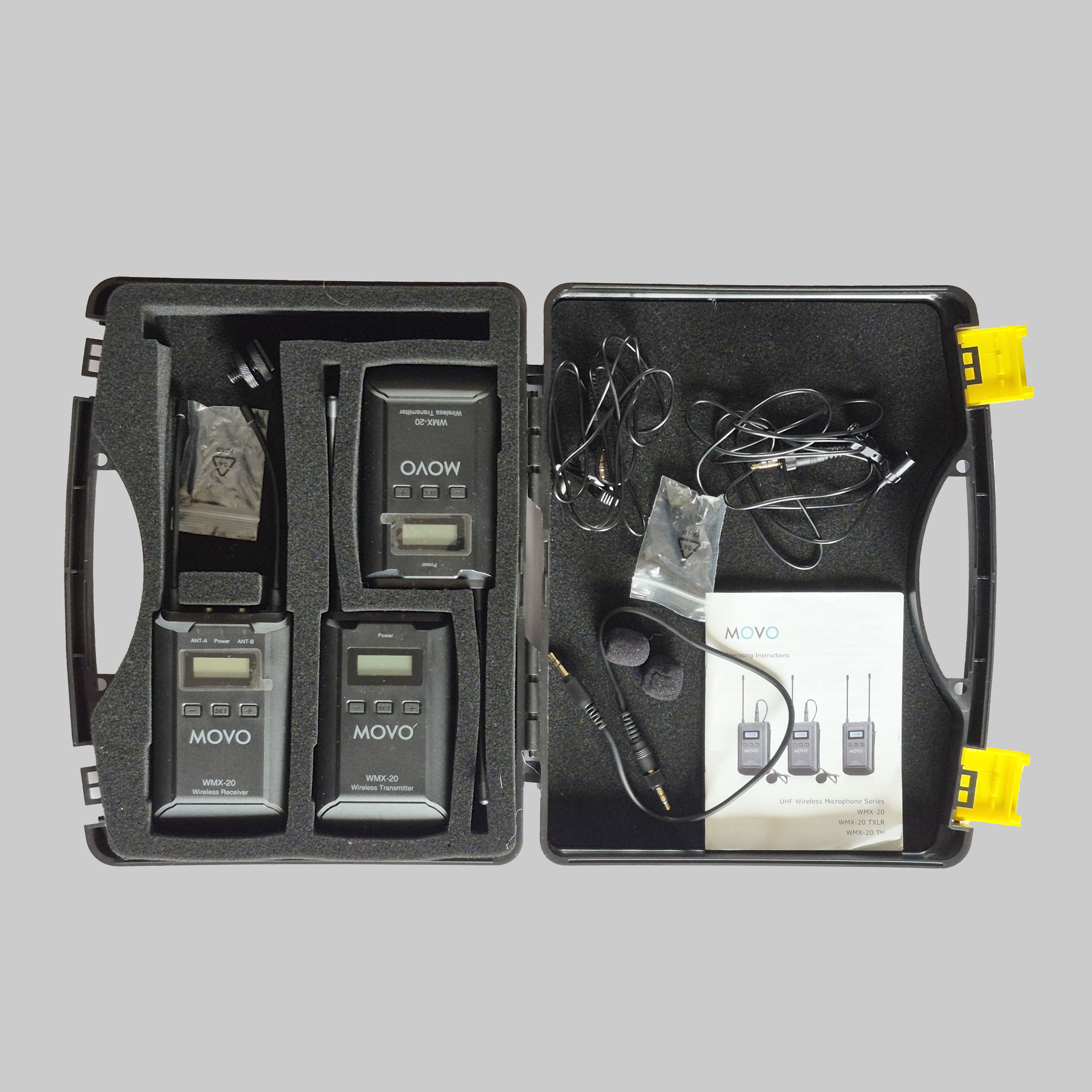 Movo wireless lavalier microphone system