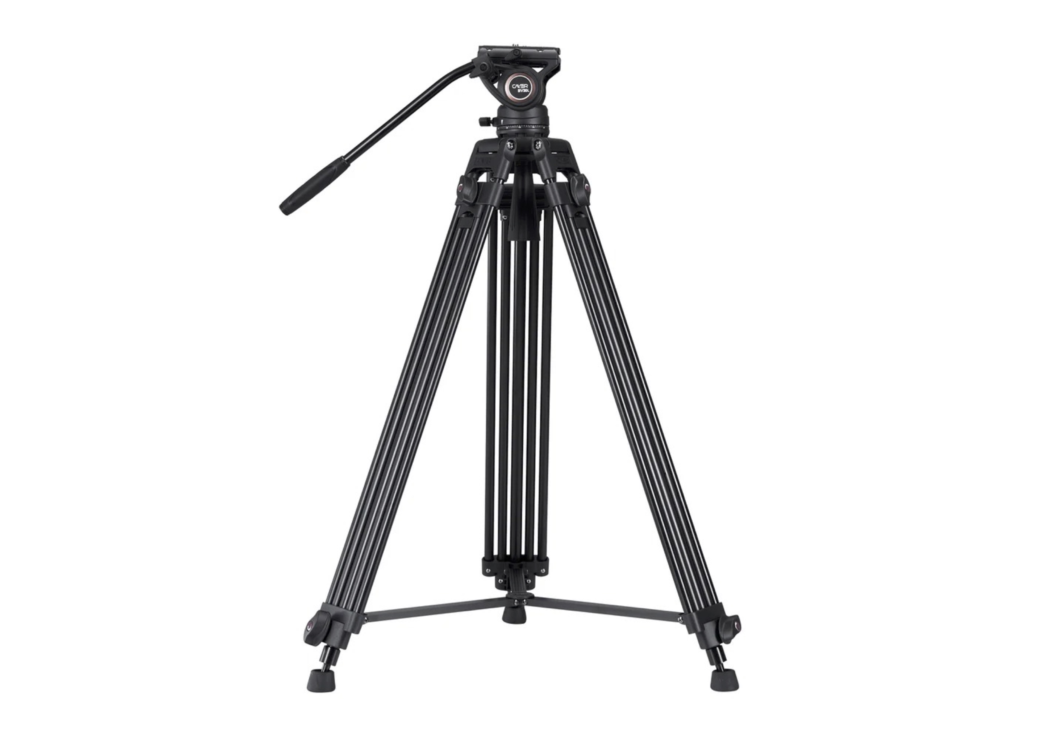 Camera tripod with fluid head cayer bv30l 