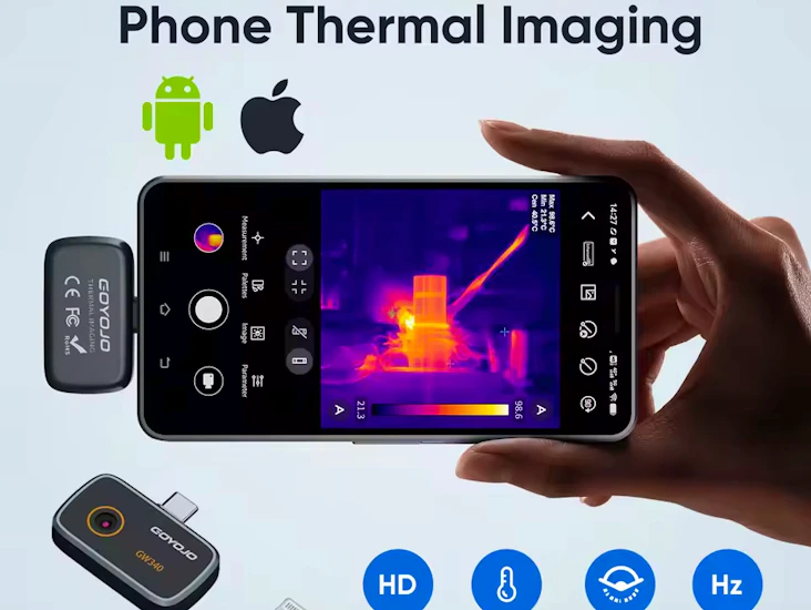 Infrared thermal imager camera for phone usb-c