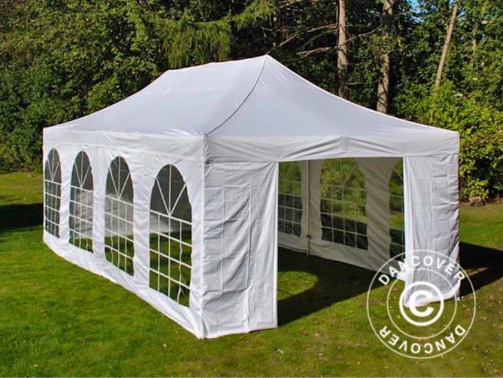 Easy up tält 4x8m inkl bord/stolar 30pers