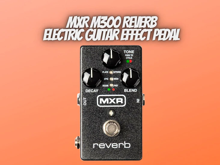 Mxr m300 reverb electric guitar effect pedal