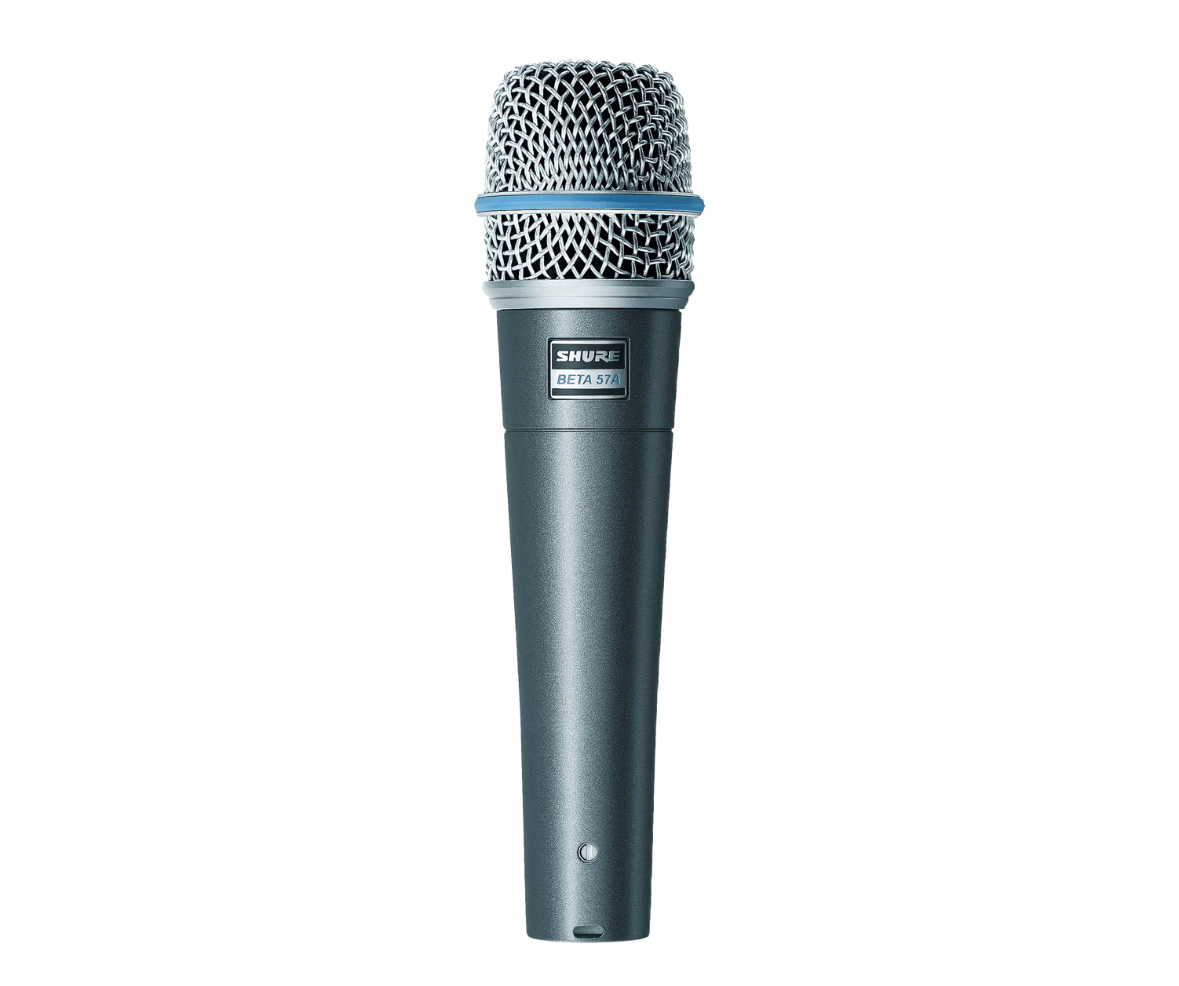 Shure beta 57a condenser microphone