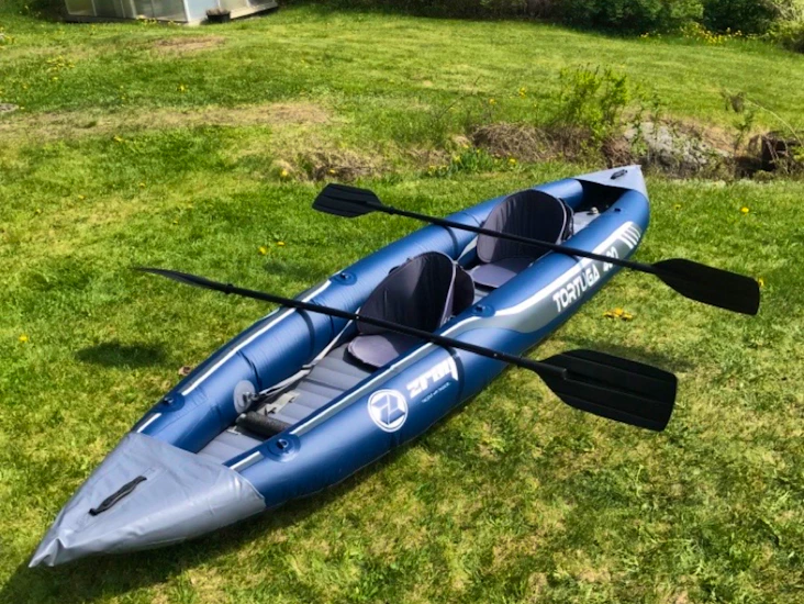 Oppblåsbar kajakk for 2 pers!