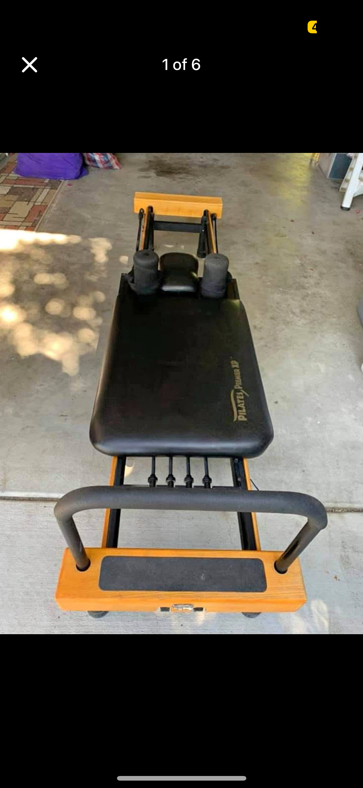Refomer pilates machine 